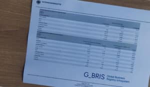 German financial document
