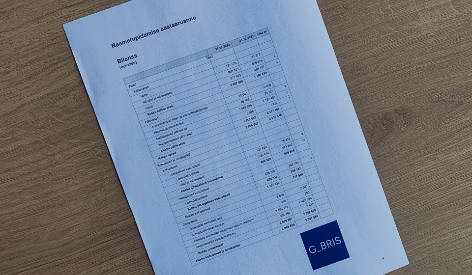 Estonia financial document