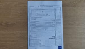 French financial document